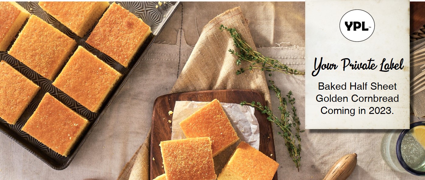 Cut Half Sheet Cornbread