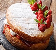 Strawberry Shortcake Layer Cake