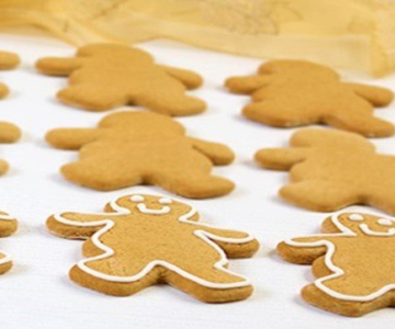 Tight Cropped Gingerbread Men on angle
